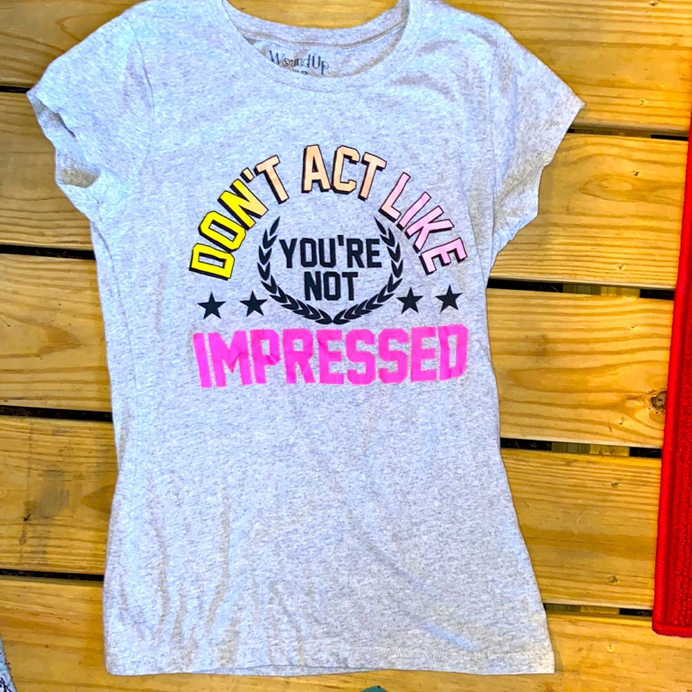 Brand wound up , size L, color gray , material recycled cotton